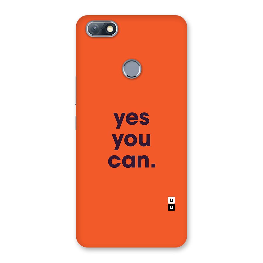Yes You Can Minimal Typography Back Case for Infinix Note 5