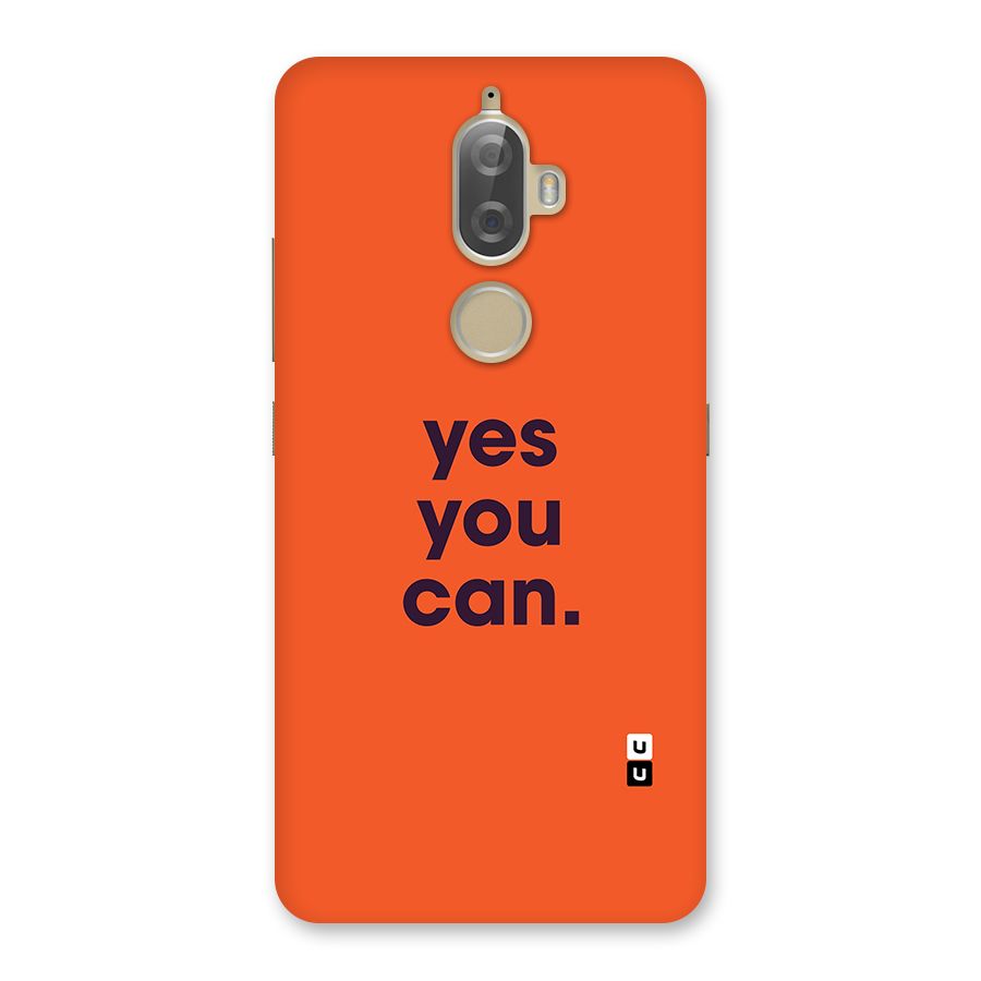 Yes You Can Minimal Typography Back Case for Lenovo K8 Plus