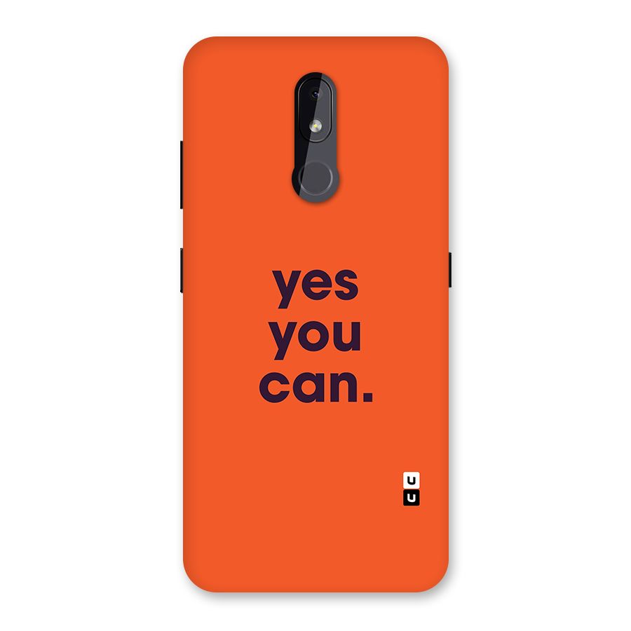 Yes You Can Minimal Typography Back Case for Nokia 3.2