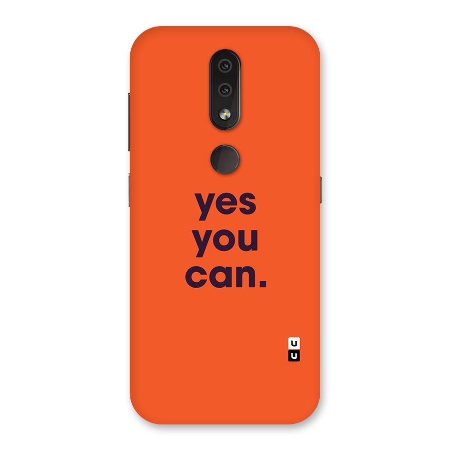 Yes You Can Minimal Typography Back Case for Nokia 4.2