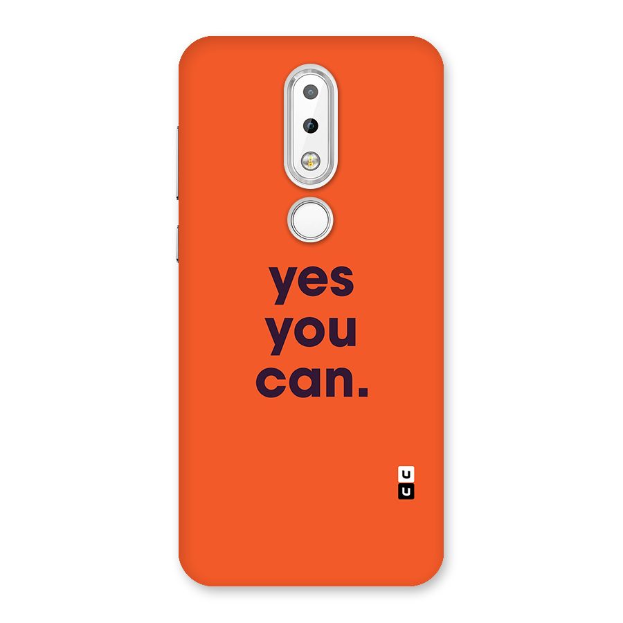 Yes You Can Minimal Typography Back Case for Nokia 6.1 Plus