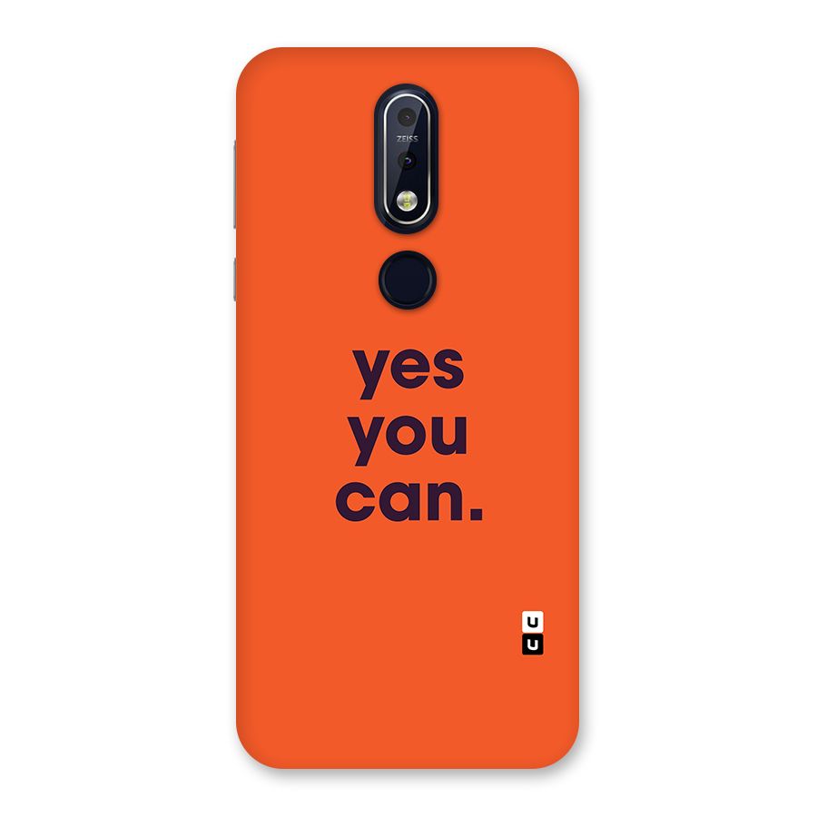 Yes You Can Minimal Typography Back Case for Nokia 7.1
