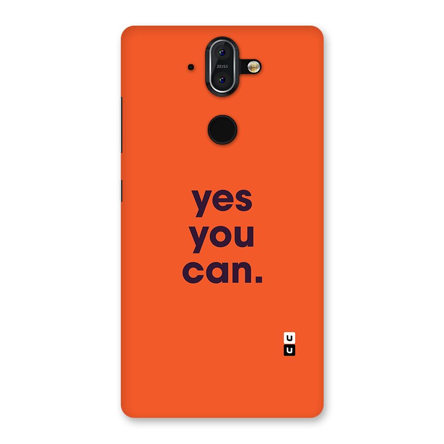 Yes You Can Minimal Typography Back Case for Nokia 8 Sirocco