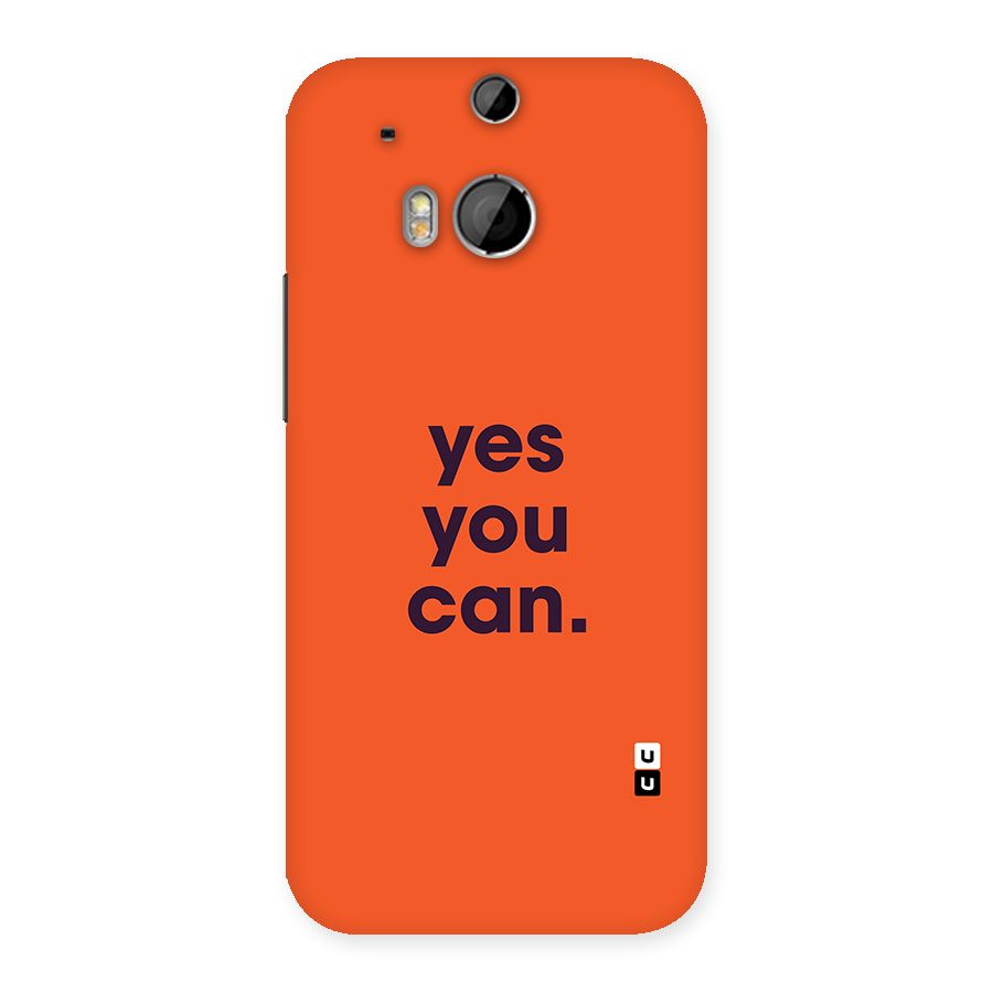 Yes You Can Minimal Typography Back Case for One M8