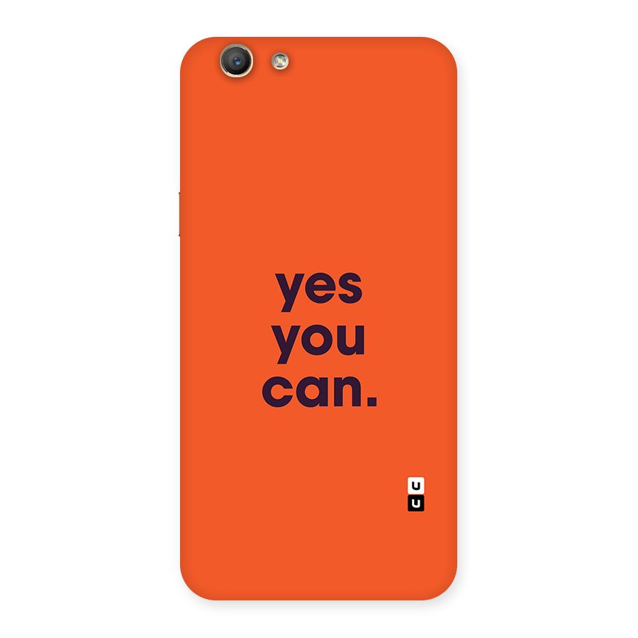 Yes You Can Minimal Typography Back Case for Oppo A59