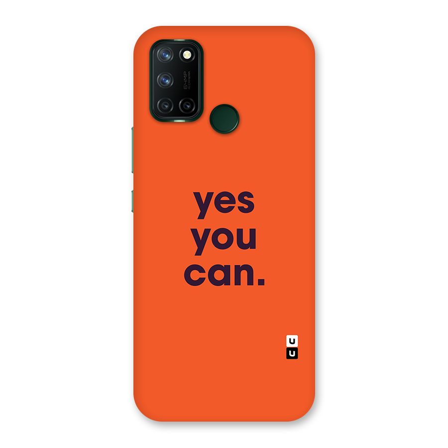 Yes You Can Minimal Typography Back Case for Realme C17