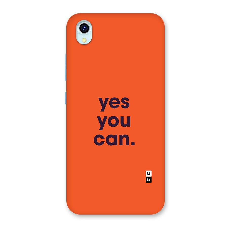 Yes You Can Minimal Typography Back Case for Vivo Y1s