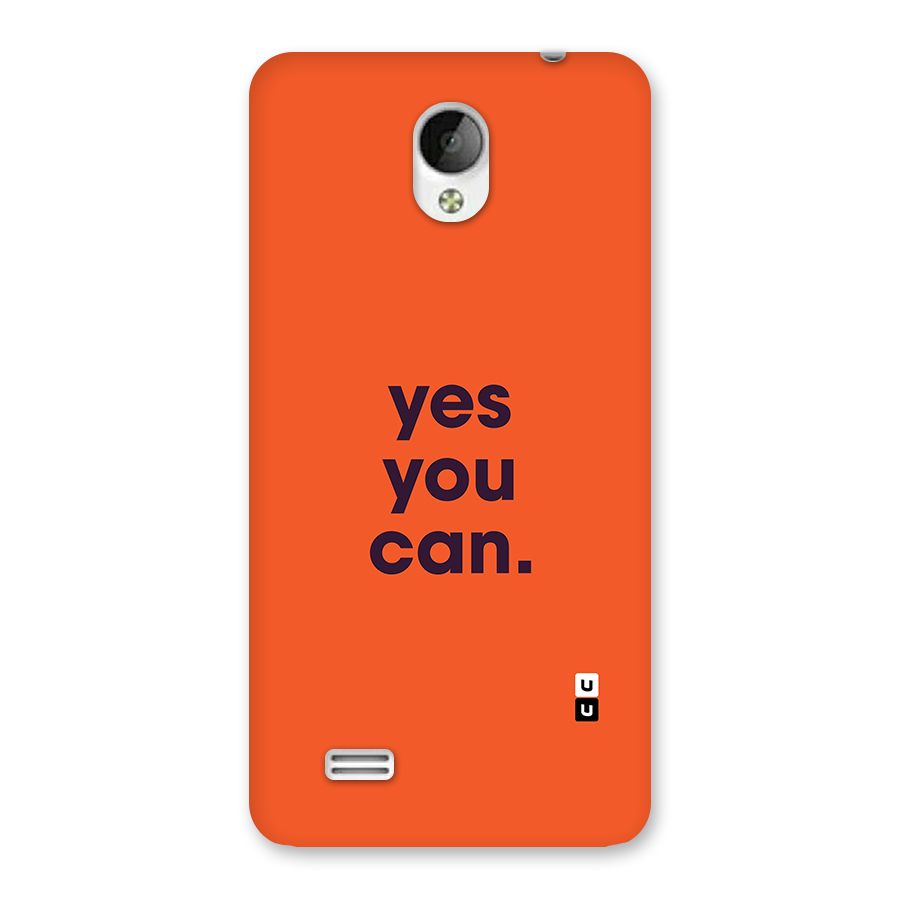 Yes You Can Minimal Typography Back Case for Vivo Y21