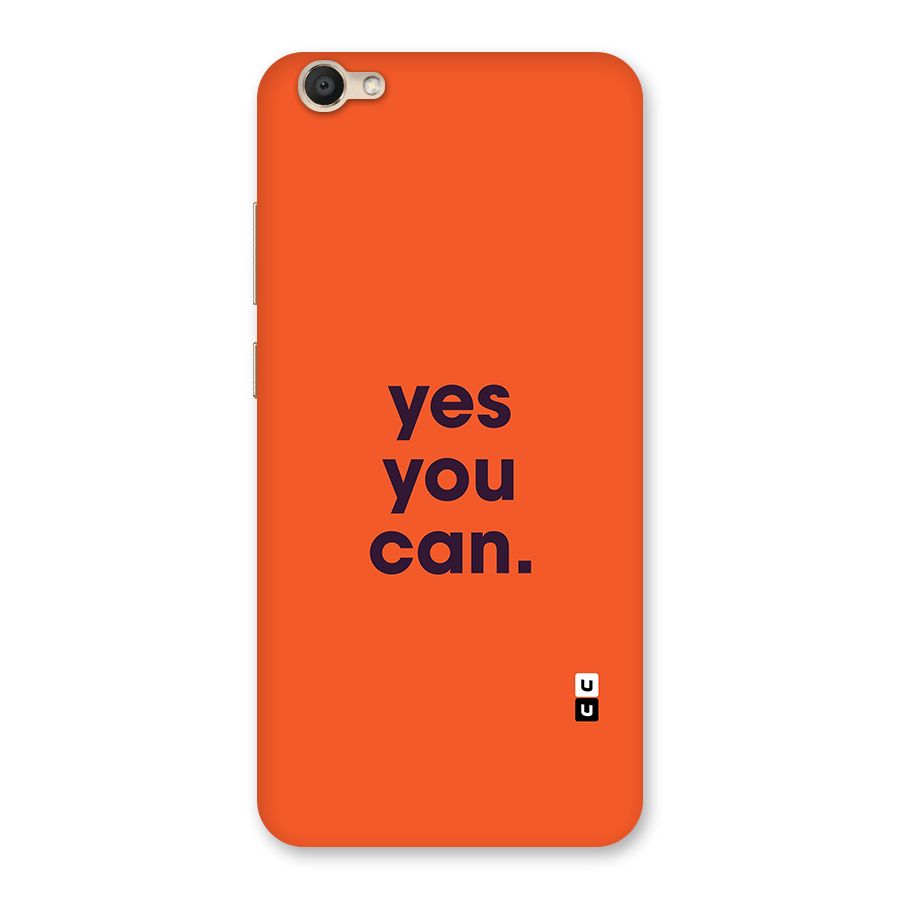Yes You Can Minimal Typography Back Case for Vivo Y67