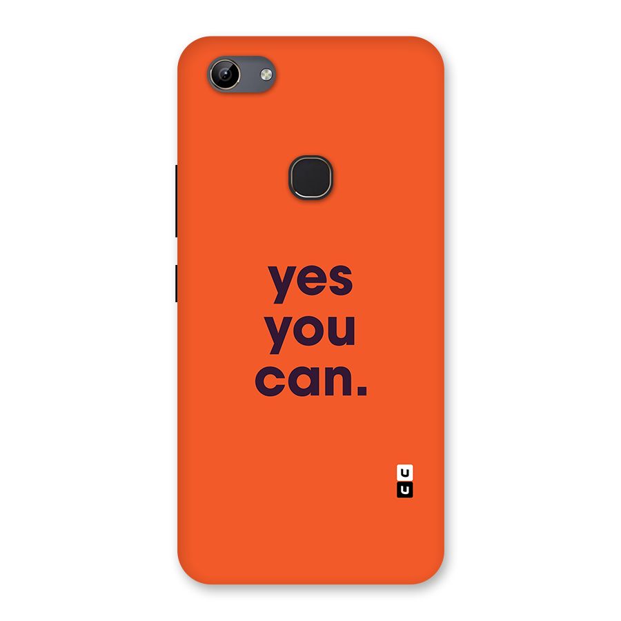 Yes You Can Minimal Typography Back Case for Vivo Y81