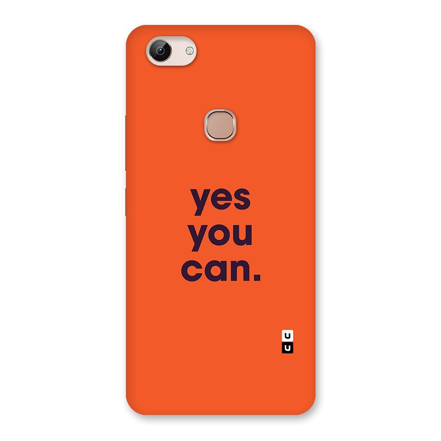 Yes You Can Minimal Typography Back Case for Vivo Y83