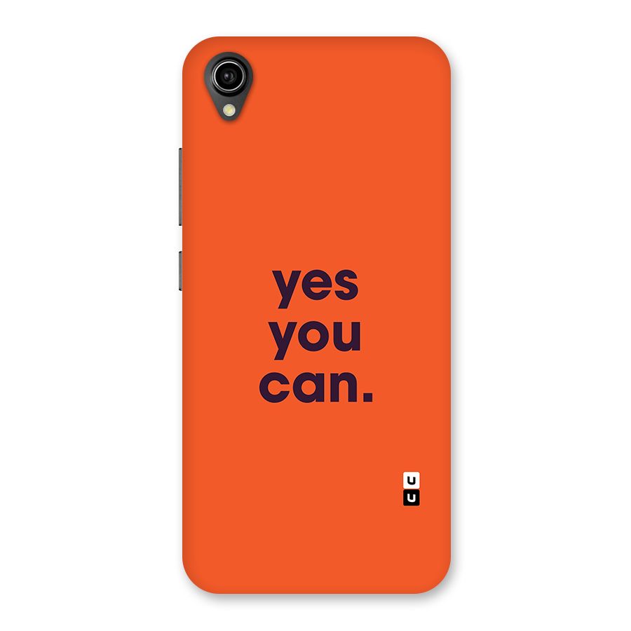 Yes You Can Minimal Typography Back Case for Vivo Y90