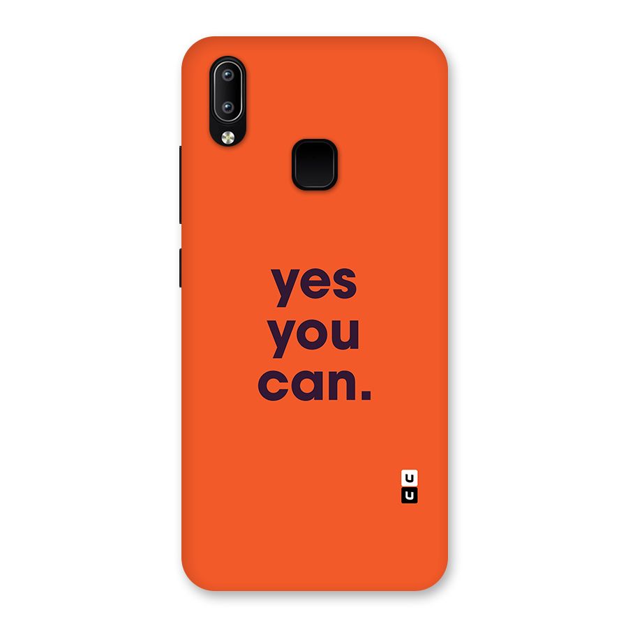 Yes You Can Minimal Typography Back Case for Vivo Y95