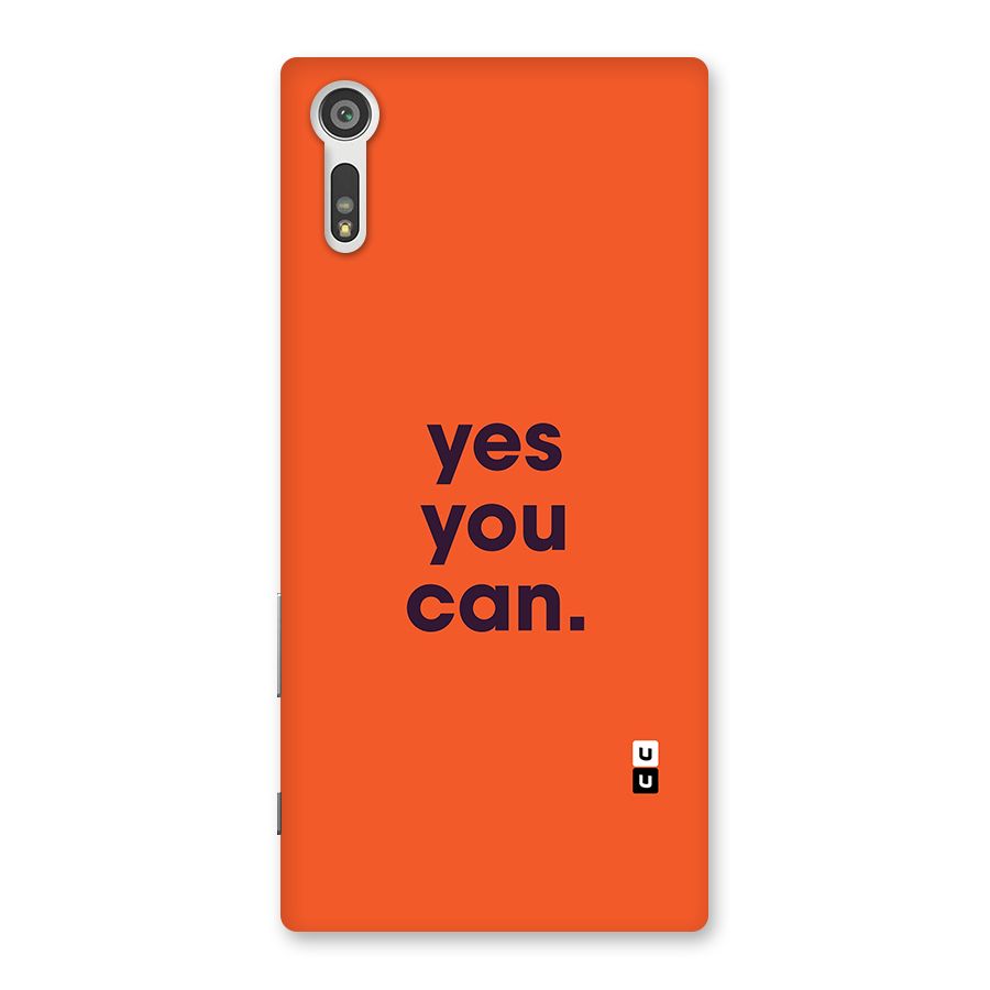 Yes You Can Minimal Typography Back Case for Xperia XZ