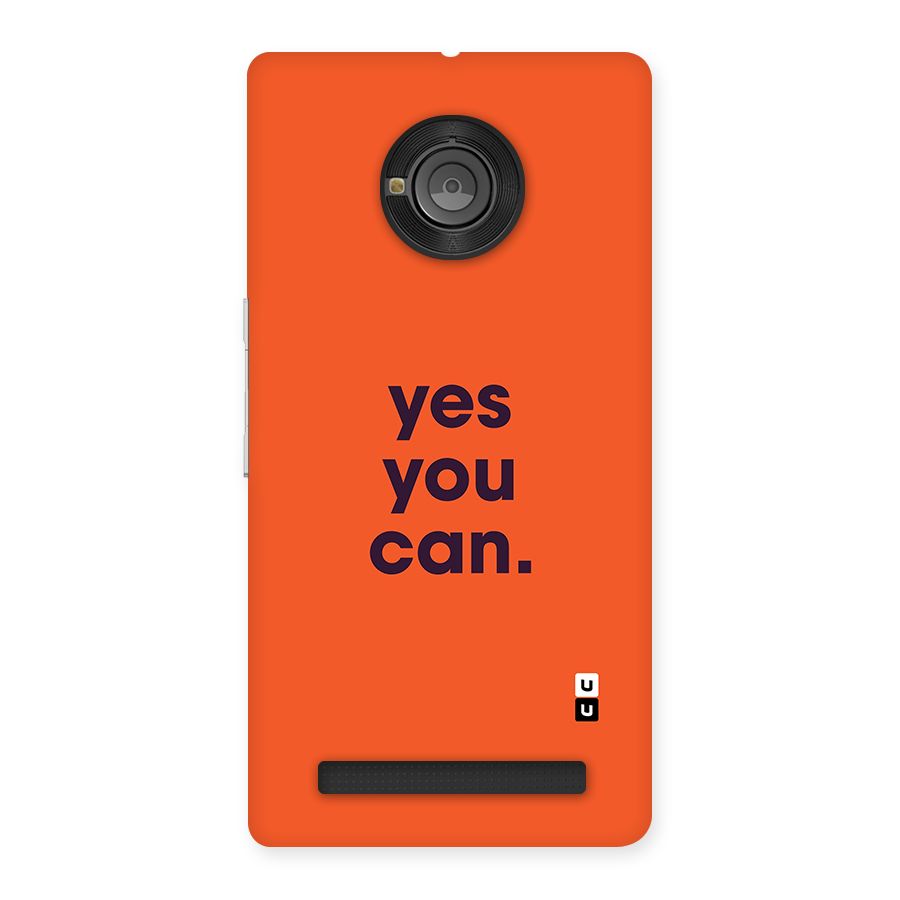 Yes You Can Minimal Typography Back Case for Yunique