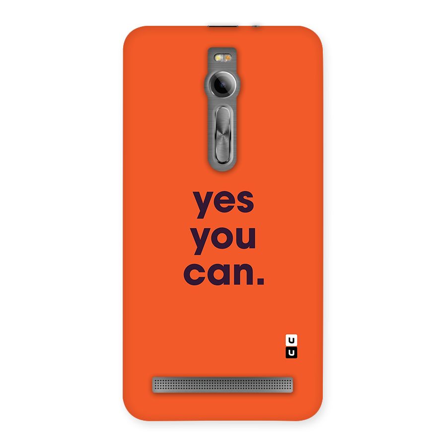Yes You Can Minimal Typography Back Case for Zenfone 2