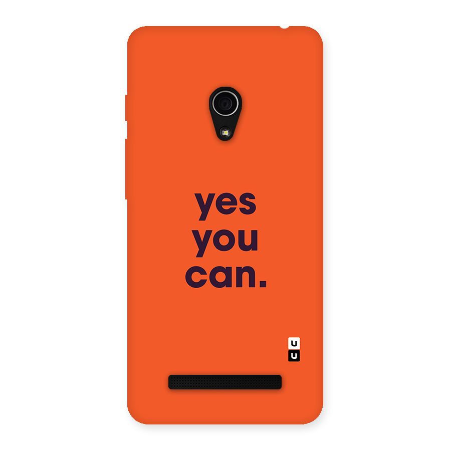 Yes You Can Minimal Typography Back Case for Zenfone 5
