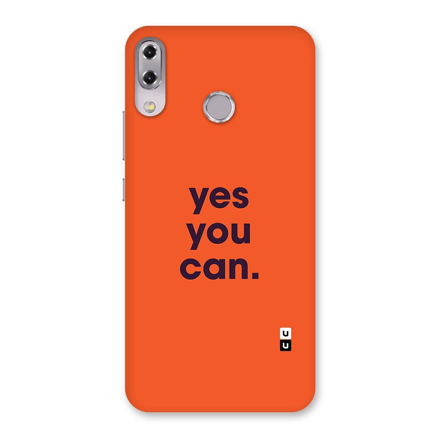 Yes You Can Minimal Typography Back Case for Zenfone 5Z