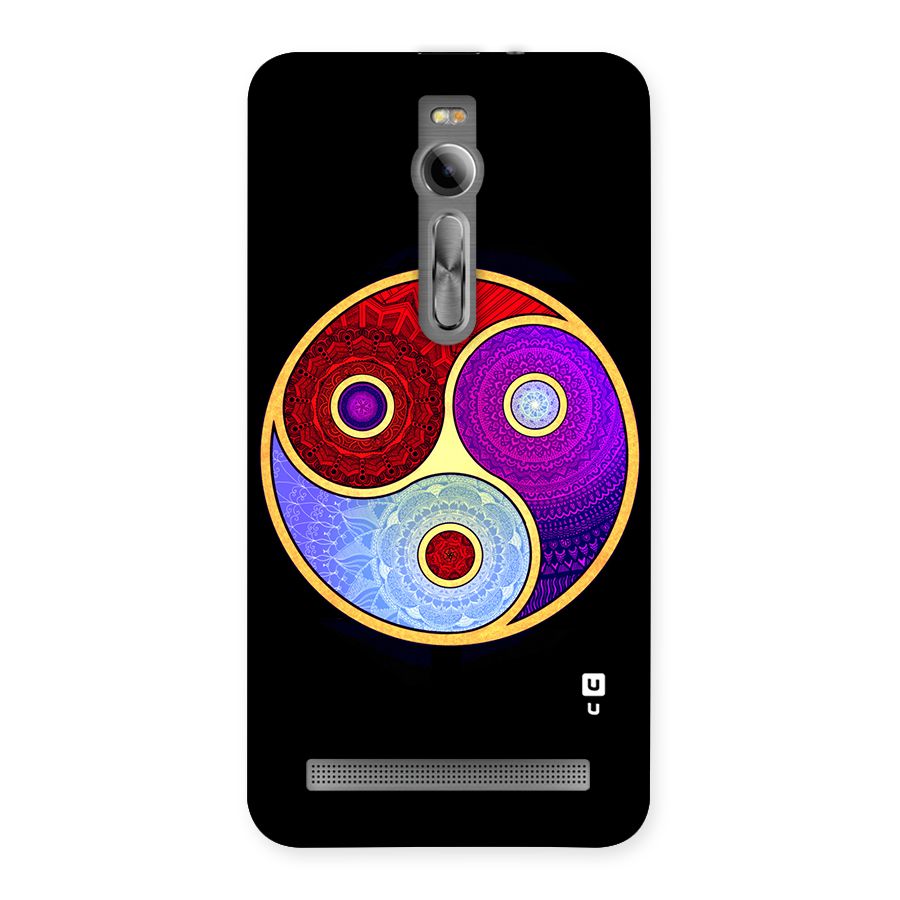 Yin Yang Mandala Design Back Case for Asus Zenfone 2