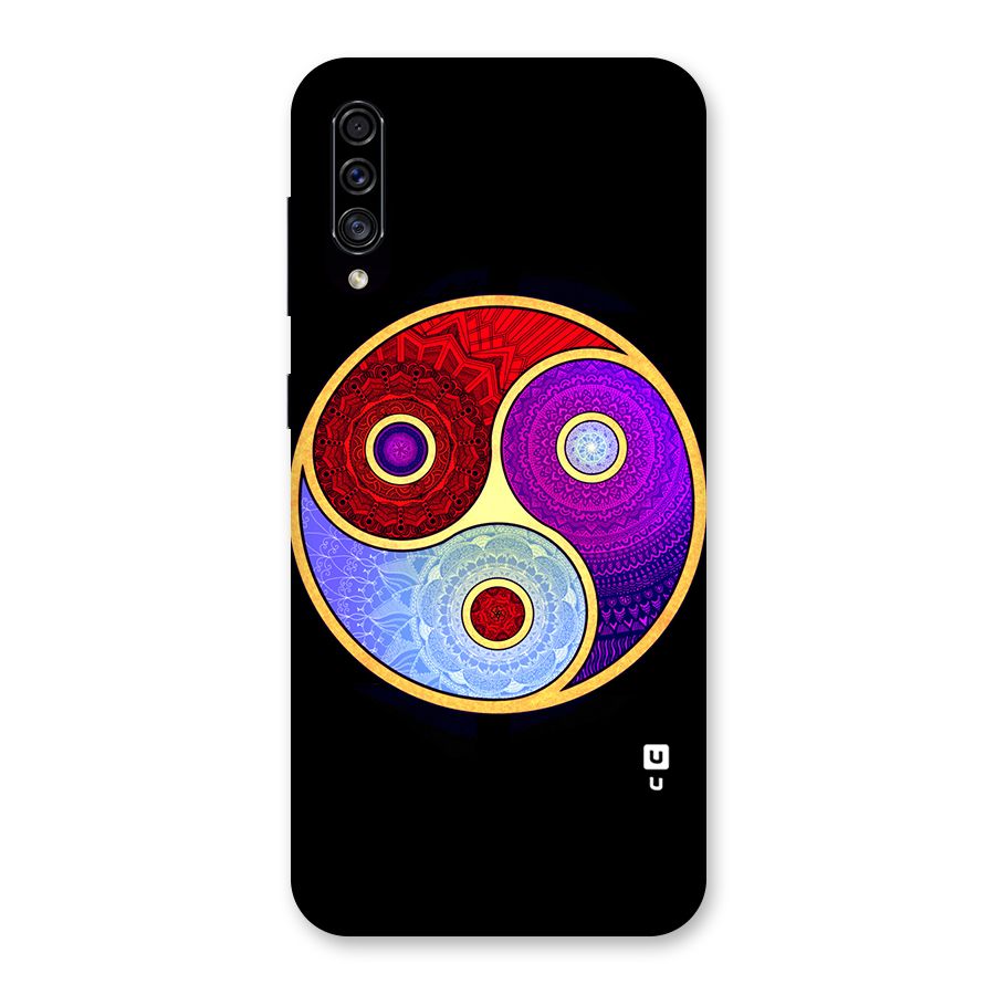 Yin Yang Mandala Design Back Case for Galaxy A30s