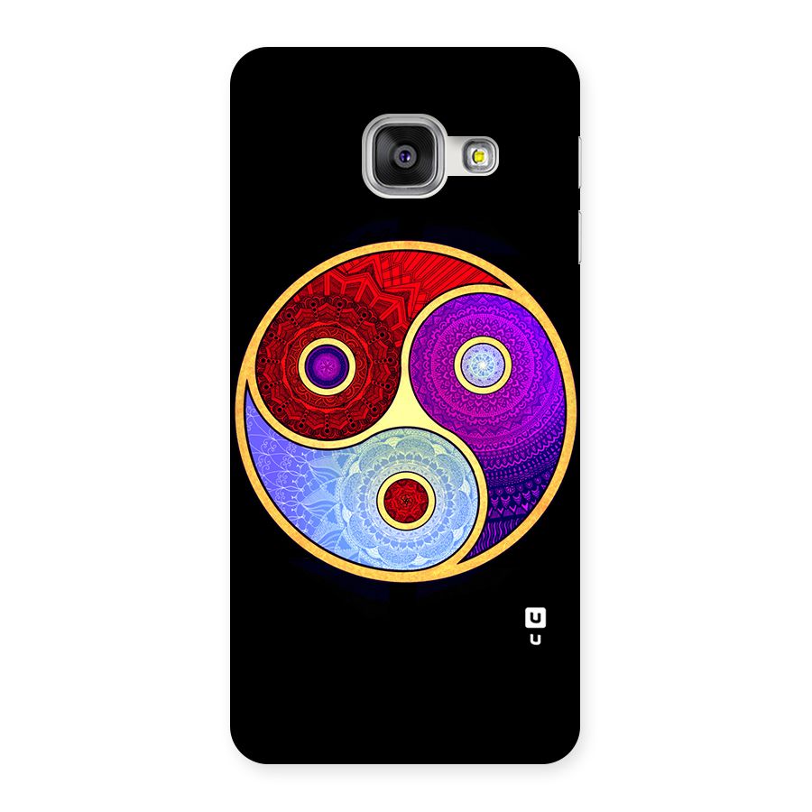 Yin Yang Mandala Design Back Case for Galaxy A3 2016