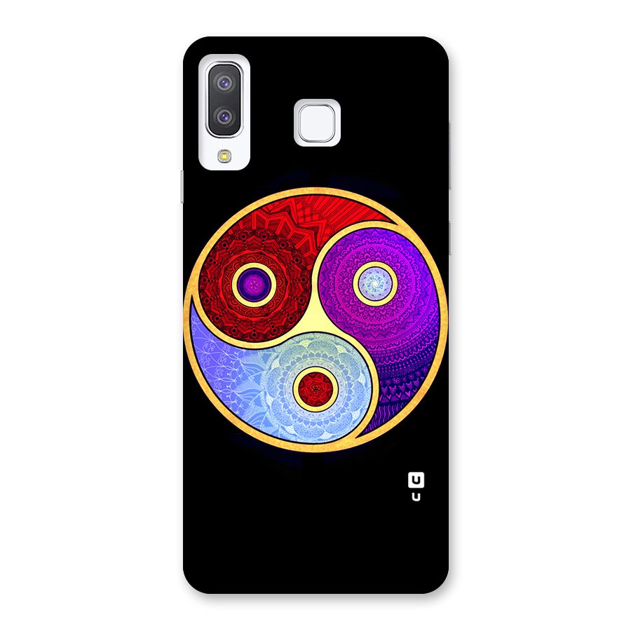 Yin Yang Mandala Design Back Case for Galaxy A8 Star