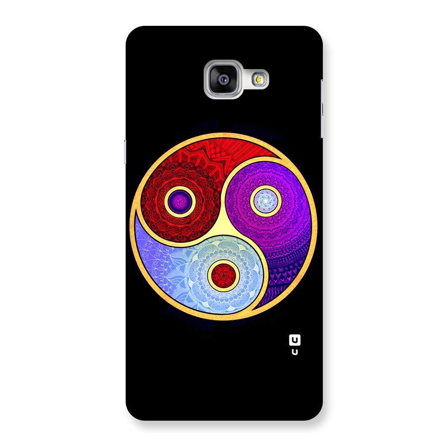 Yin Yang Mandala Design Back Case for Galaxy A9