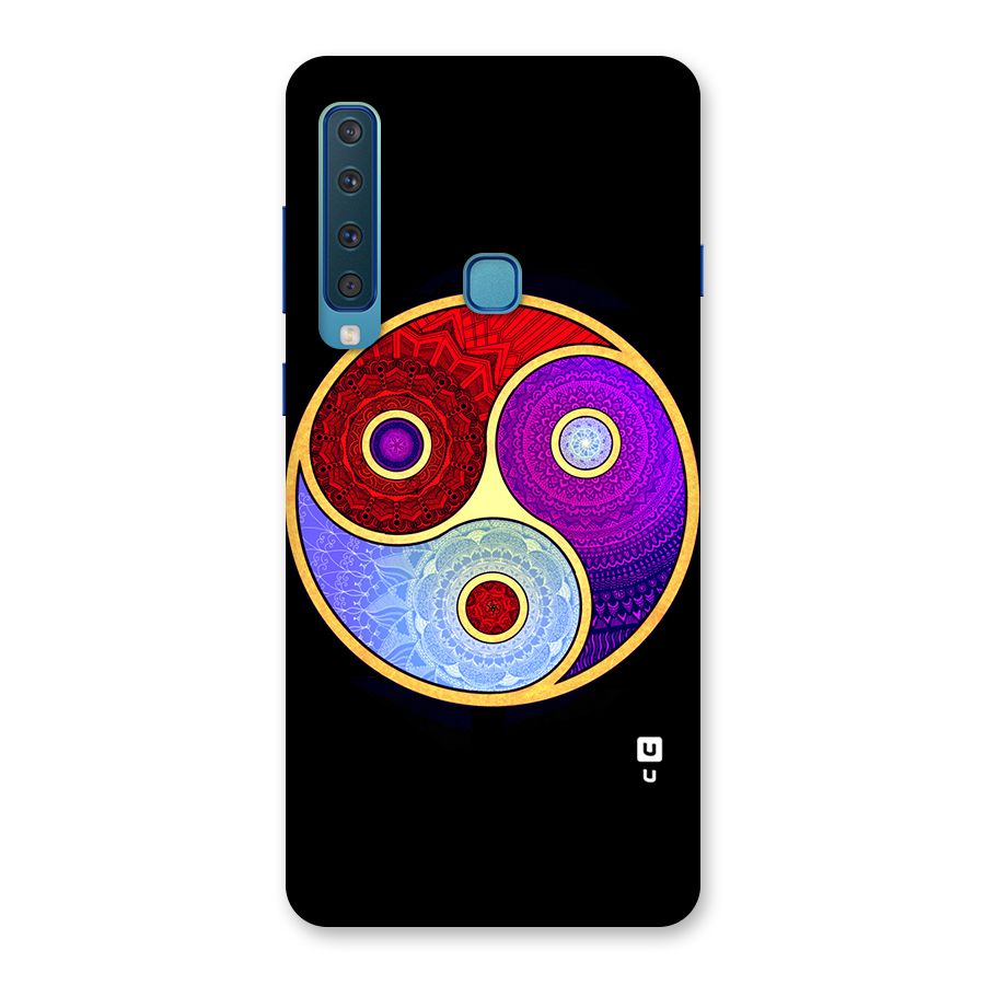 Yin Yang Mandala Design Back Case for Galaxy A9 (2018)