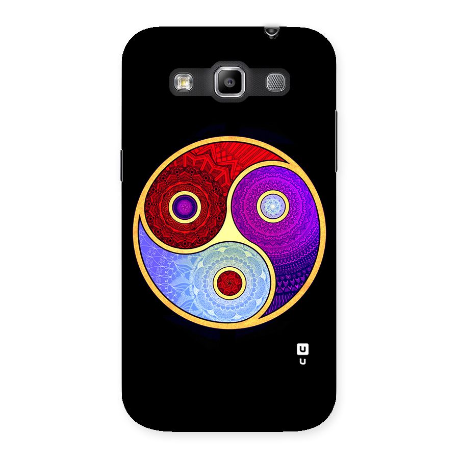 Yin Yang Mandala Design Back Case for Galaxy Grand Quattro