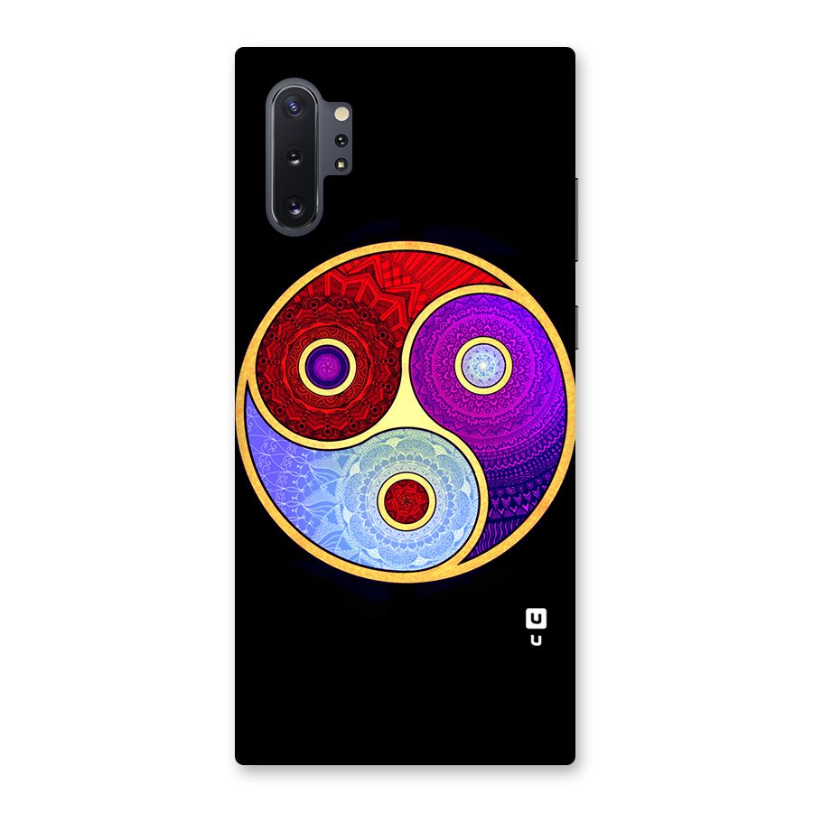 Yin Yang Mandala Design Back Case for Galaxy Note 10 Plus