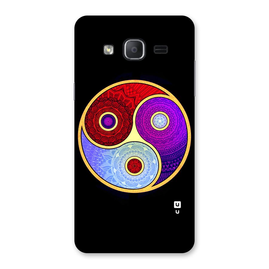 Yin Yang Mandala Design Back Case for Galaxy On7 2015