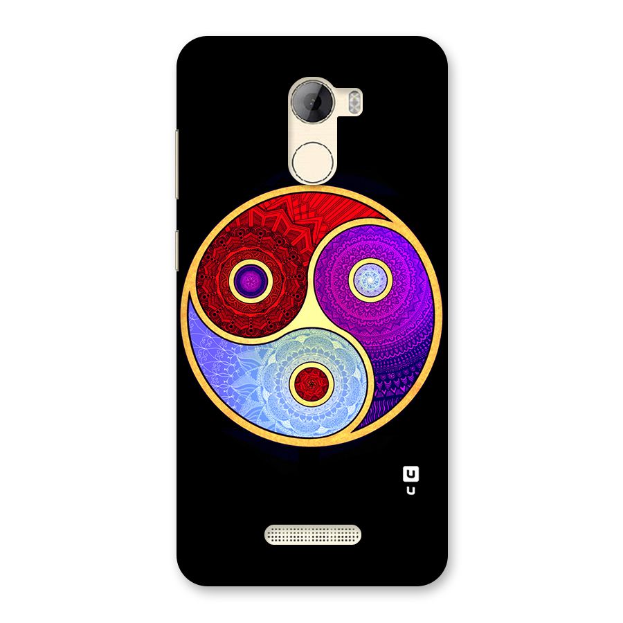 Yin Yang Mandala Design Back Case for Gionee A1 LIte