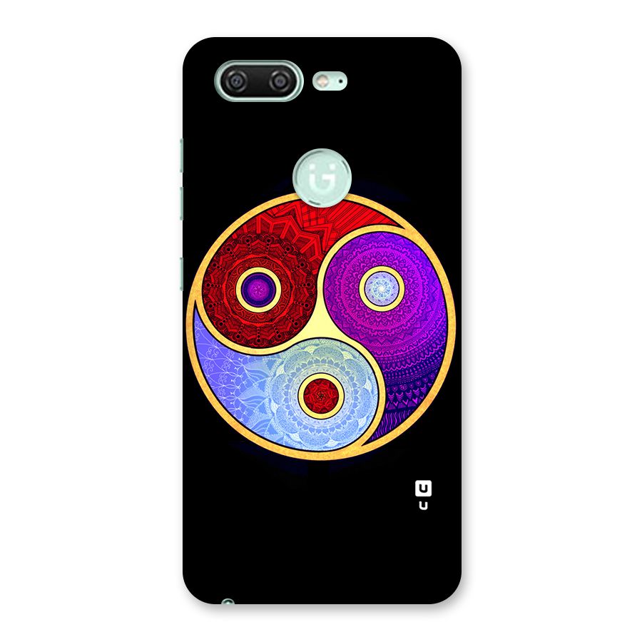 Yin Yang Mandala Design Back Case for Gionee S10
