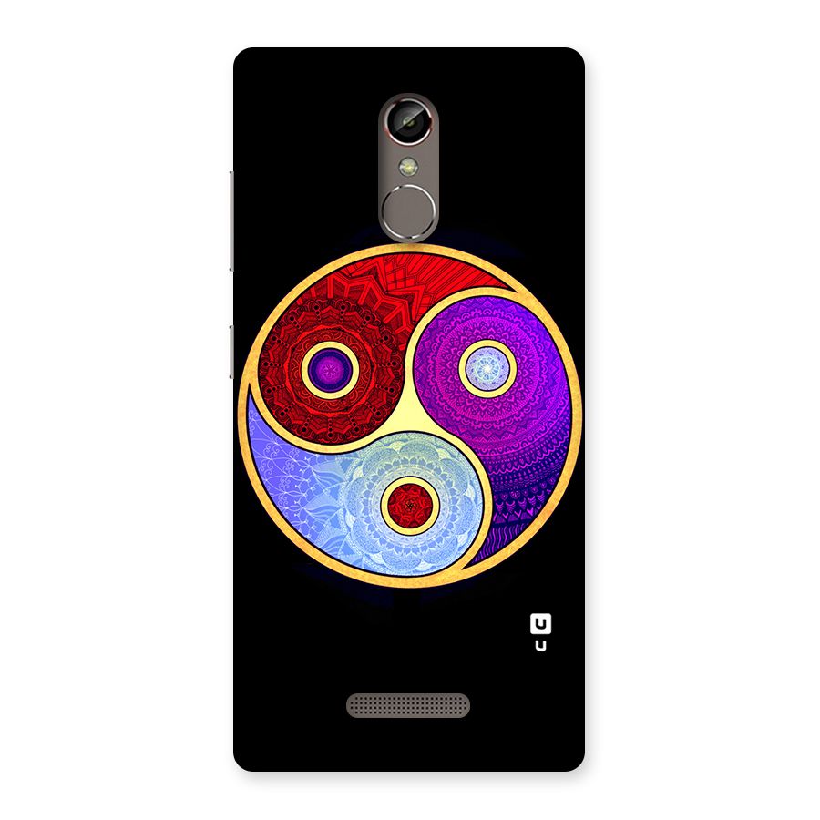 Yin Yang Mandala Design Back Case for Gionee S6s
