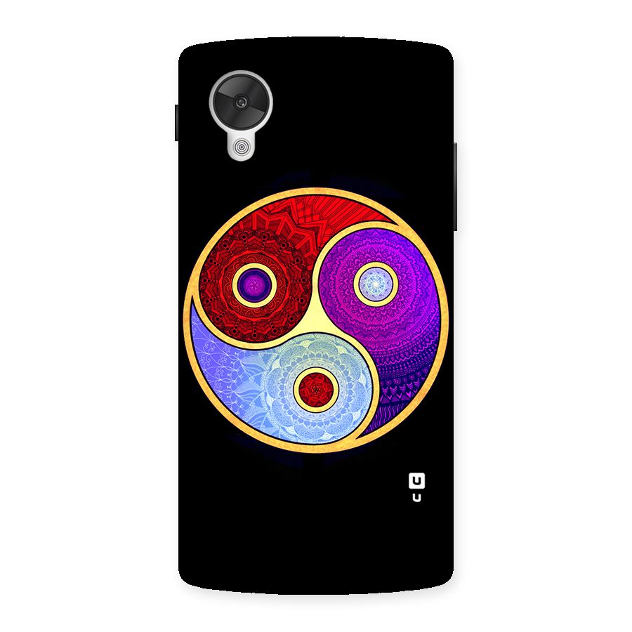 Yin Yang Mandala Design Back Case for Google Nexsus 5