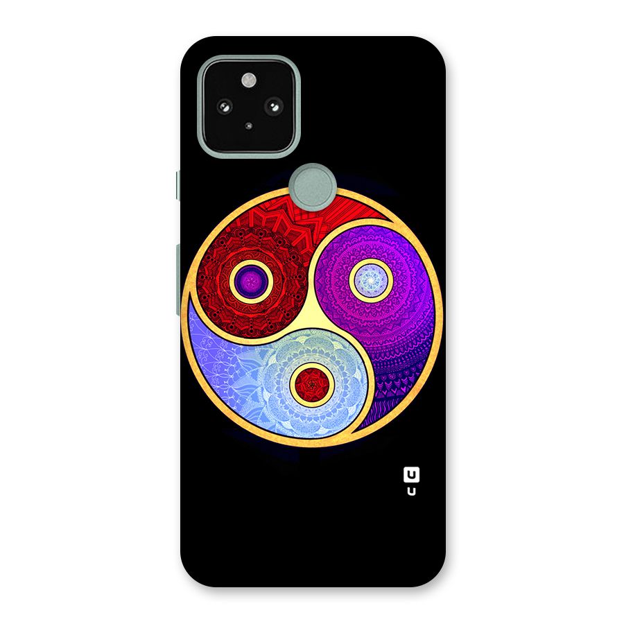 Yin Yang Mandala Design Back Case for Google Pixel 5