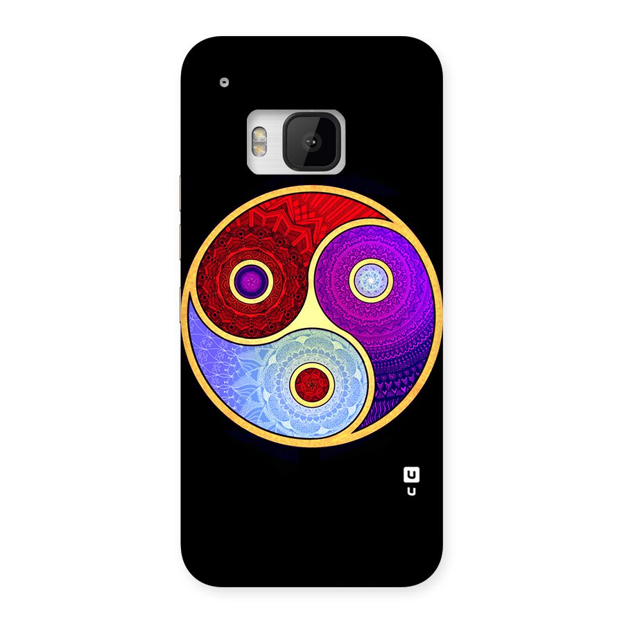 Yin Yang Mandala Design Back Case for HTC One M9