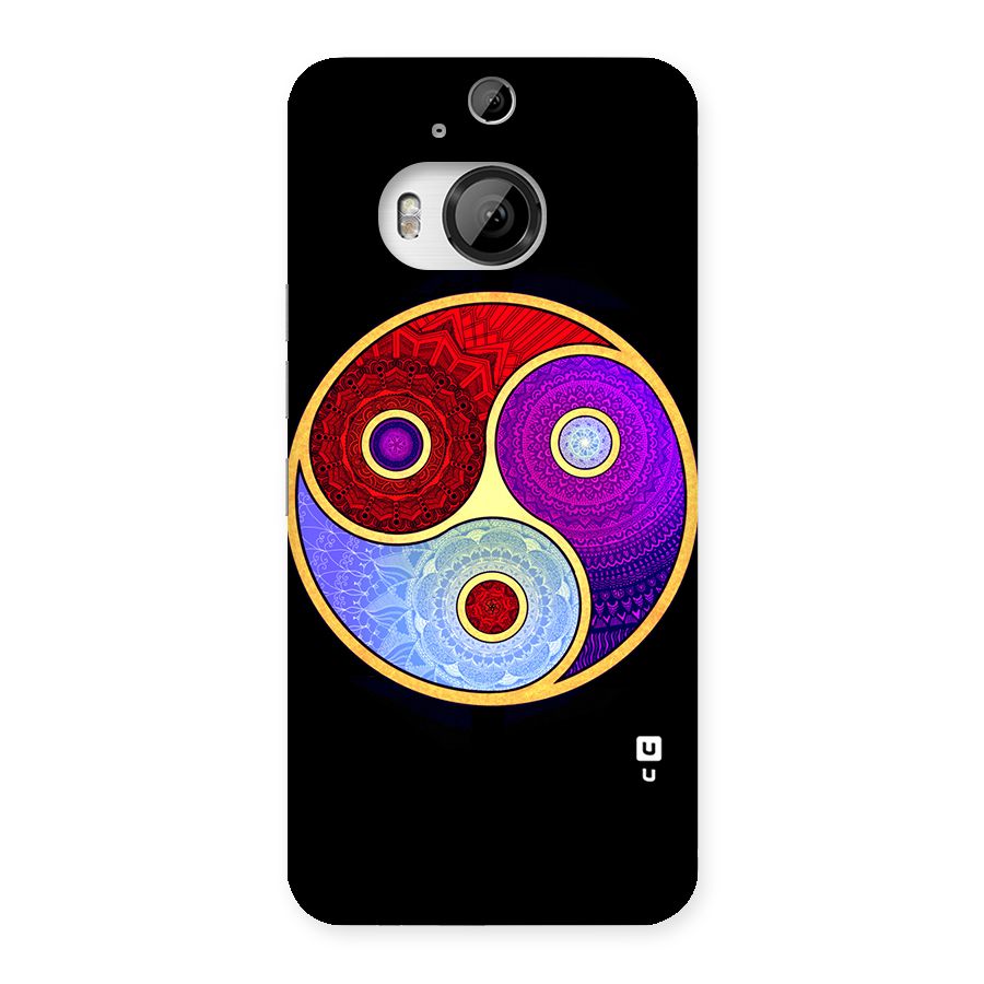Yin Yang Mandala Design Back Case for HTC One M9 Plus