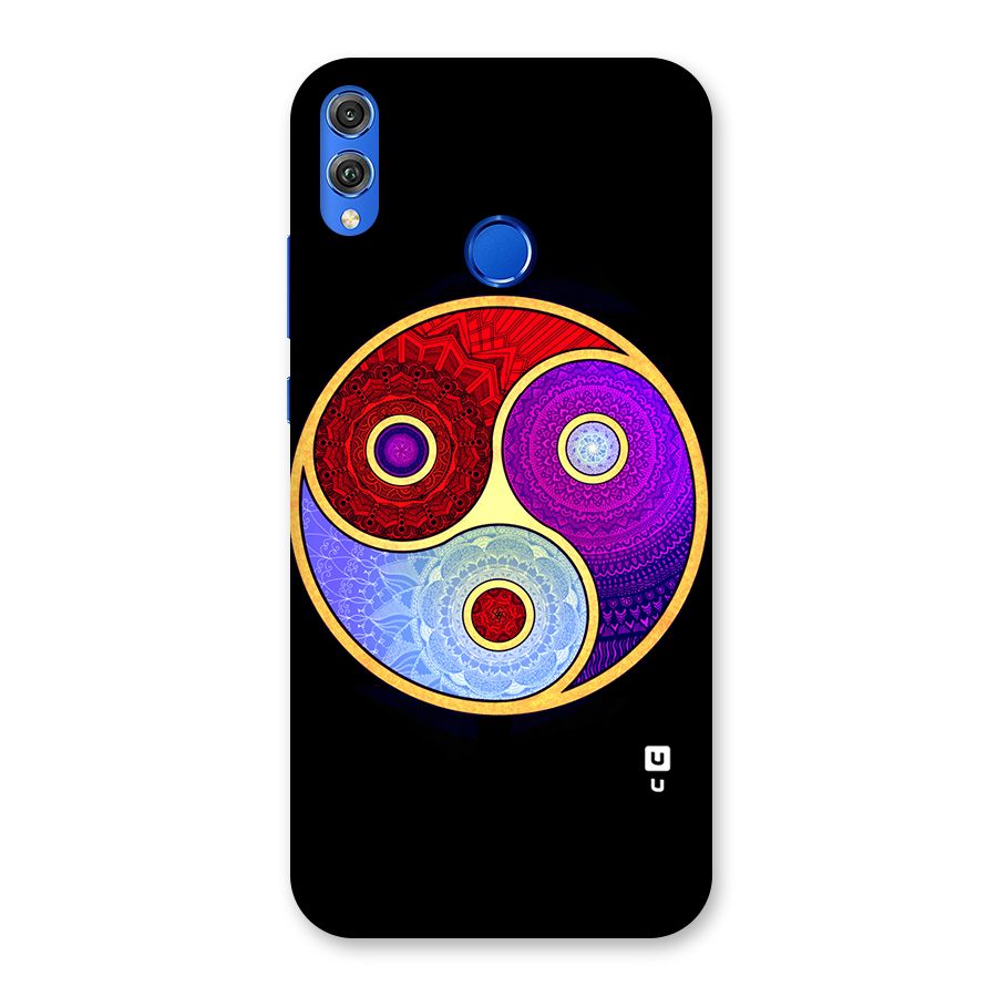 Yin Yang Mandala Design Back Case for Honor 8X