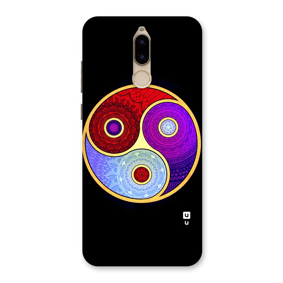 Yin Yang Mandala Design Back Case for Honor 9i