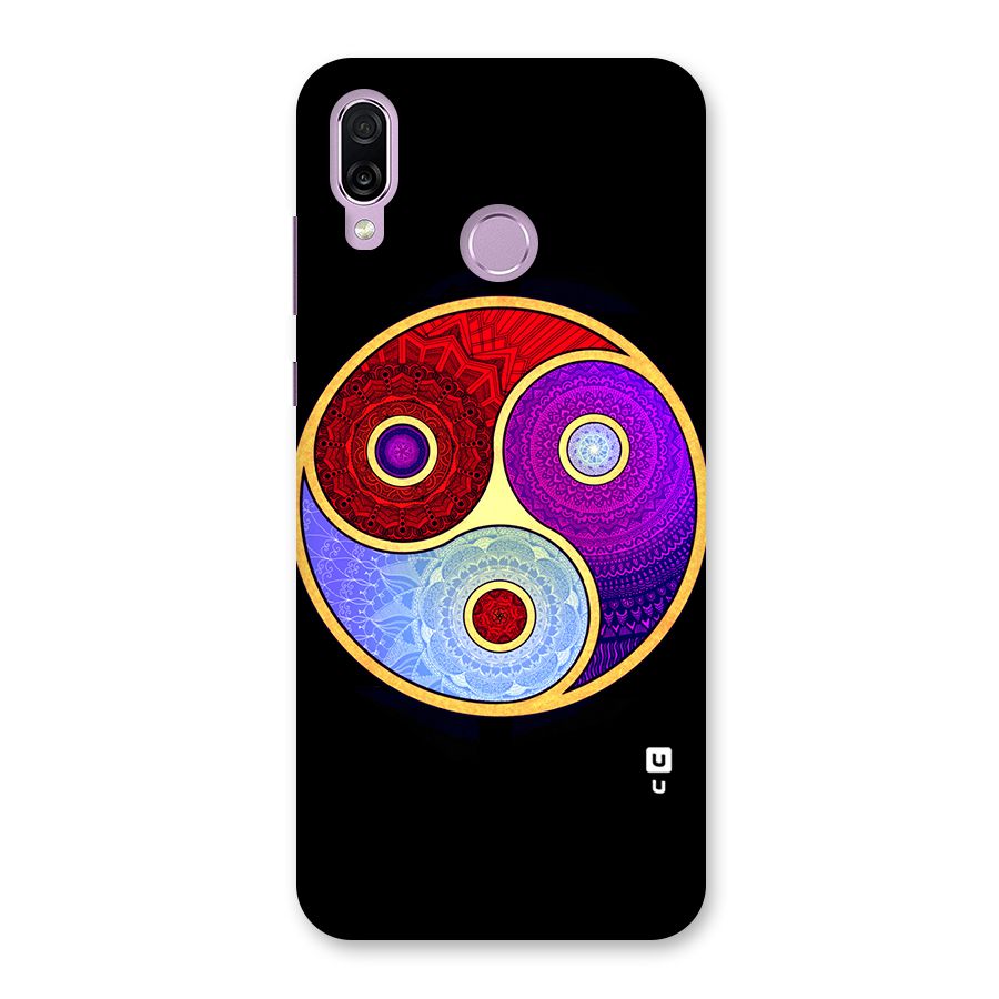 Yin Yang Mandala Design Back Case for Honor Play