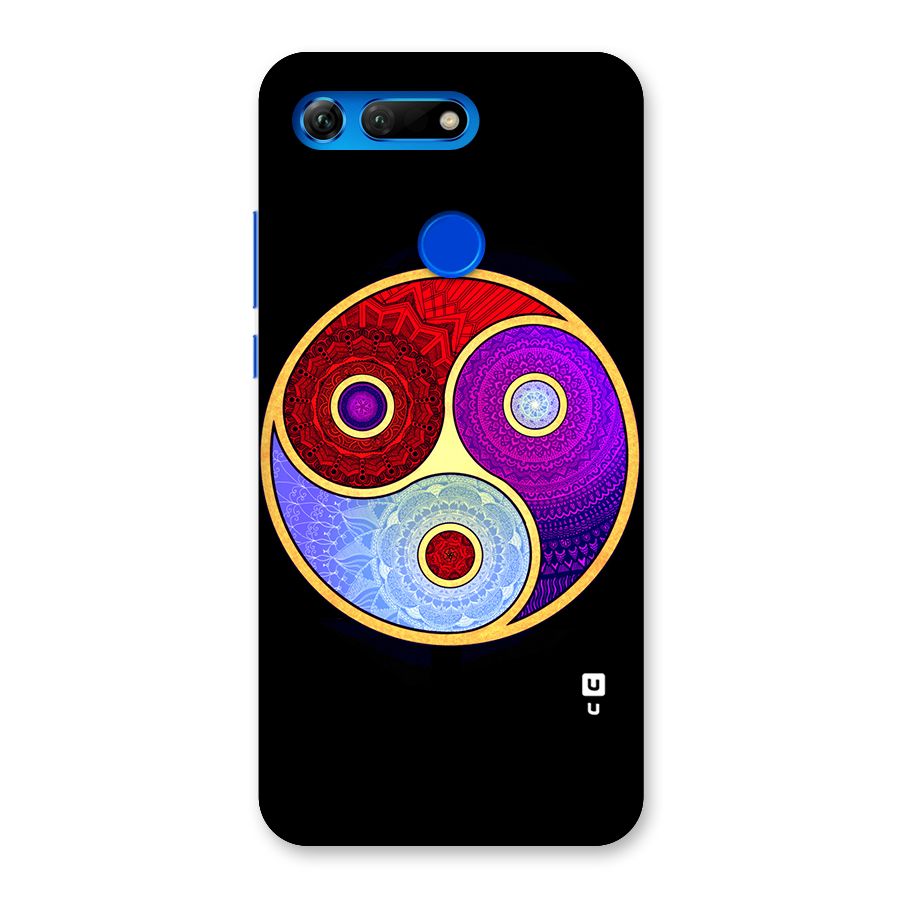 Yin Yang Mandala Design Back Case for Honor View 20
