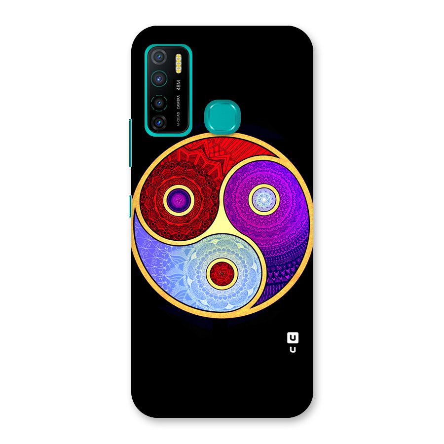 Yin Yang Mandala Design Back Case for Infinix Hot 9 Pro