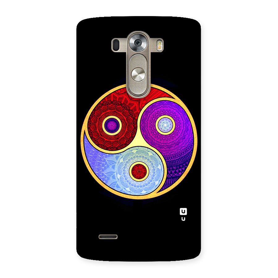 Yin Yang Mandala Design Back Case for LG G3