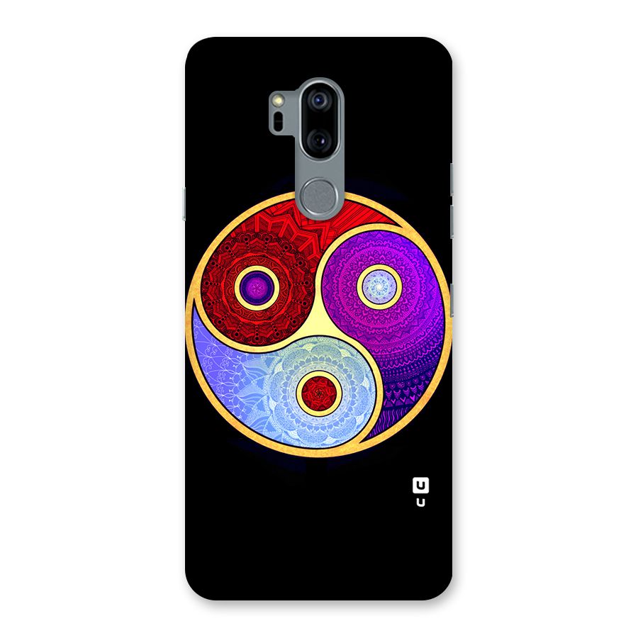 Yin Yang Mandala Design Back Case for LG G7