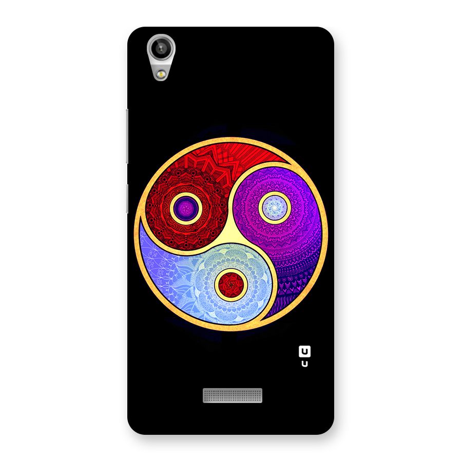 Yin Yang Mandala Design Back Case for Lava-Pixel-V1