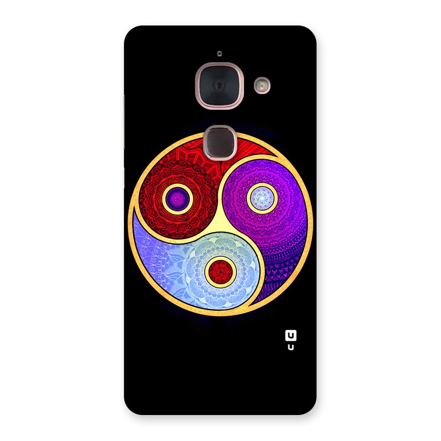 Yin Yang Mandala Design Back Case for Le Max 2