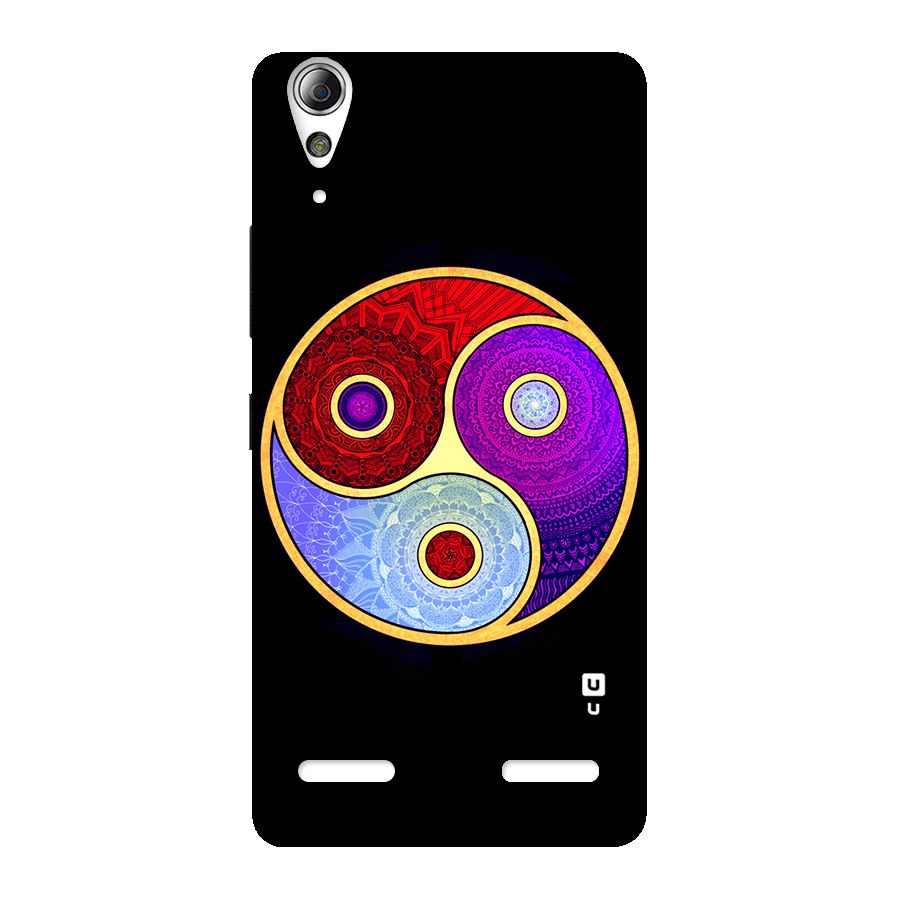 Yin Yang Mandala Design Back Case for Lenovo A6000 Plus