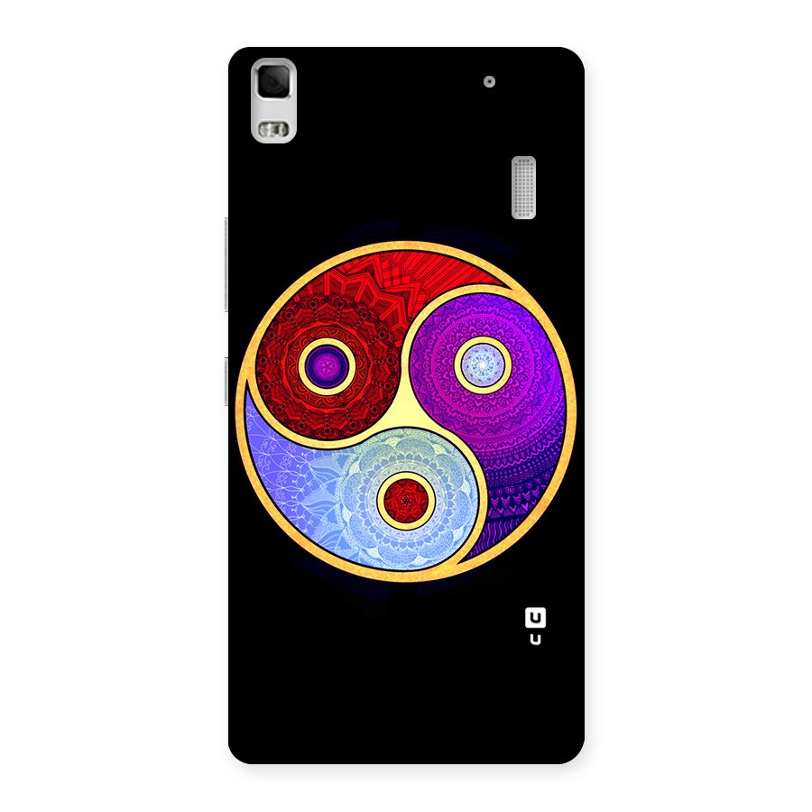 Yin Yang Mandala Design Back Case for Lenovo K3 Note