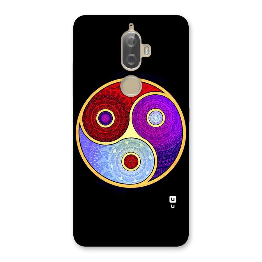 Yin Yang Mandala Design Back Case for Lenovo K8 Plus